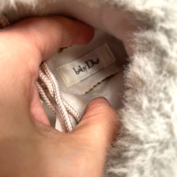 Baby Dior Pink Grey Booties 🤍 - Picture 6 of 9